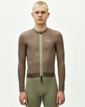 Men's Escapism Long Sleeve Jersey - Stone Brown — 2