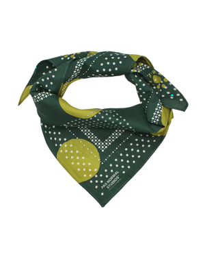 Pas Normal Studios //Off-Race Bandana Moss Green — 1