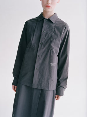 Pas Normal Studios //Off-Race Tech Overshirt Steel — 3