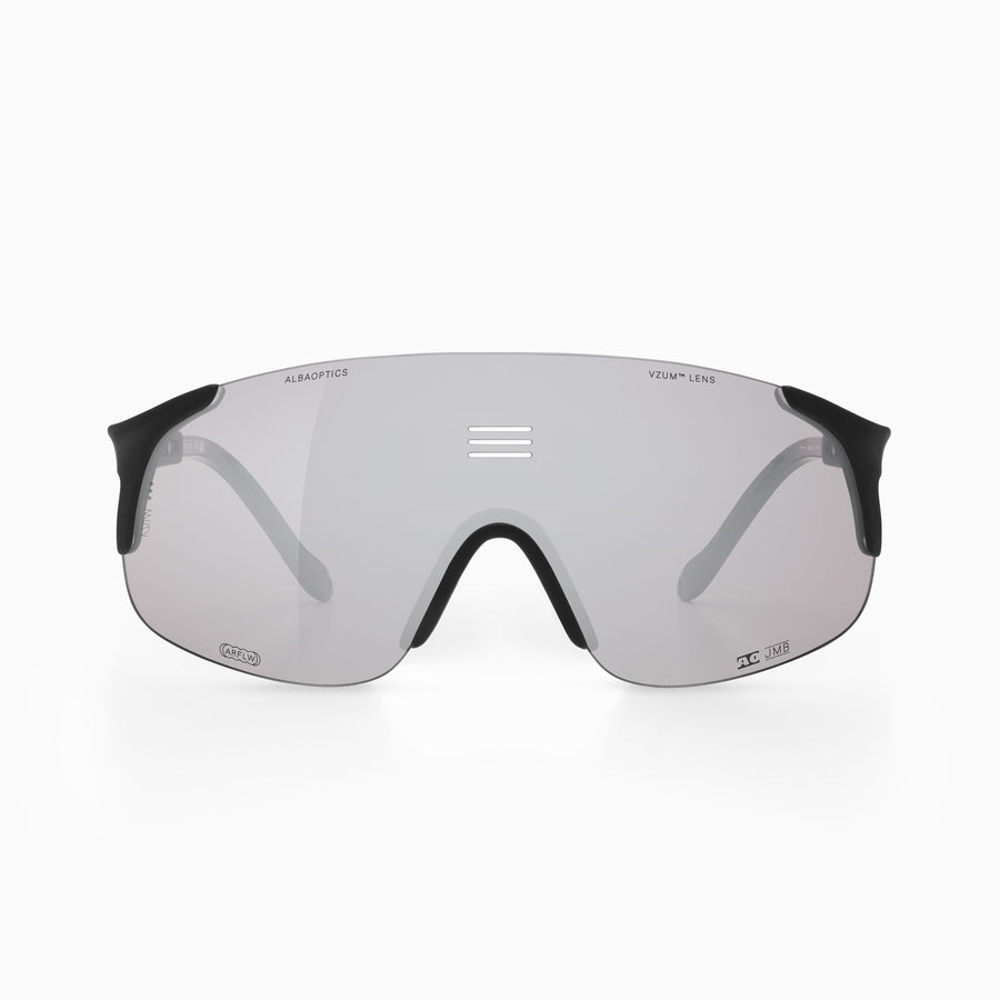 Alba Optics JUMBO BLK cycling sunglasses – front view