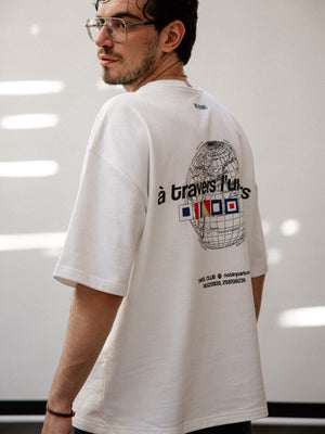 NOT IN PARIS // À Travers l'Univers Unisex Tee — 3