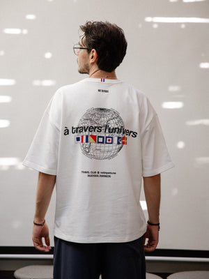 NOT IN PARIS // À Travers l'Univers Unisex Tee — 2