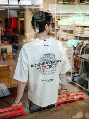 NOT IN PARIS // À Travers l'Univers Unisex Tee — 4