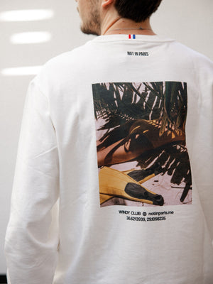 NOT IN PARIS // Windy Club Unisex Long Sleeve Tee — 2