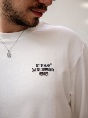 NOT IN PARIS // Windy Club Unisex Long Sleeve Tee — 1