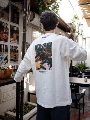NOT IN PARIS // Windy Club Unisex Long Sleeve Tee — 5